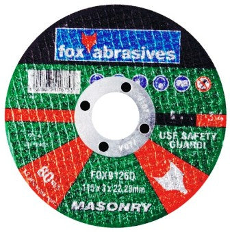 Abrasive Fox Cutoff Mason 115X3.0Mm
