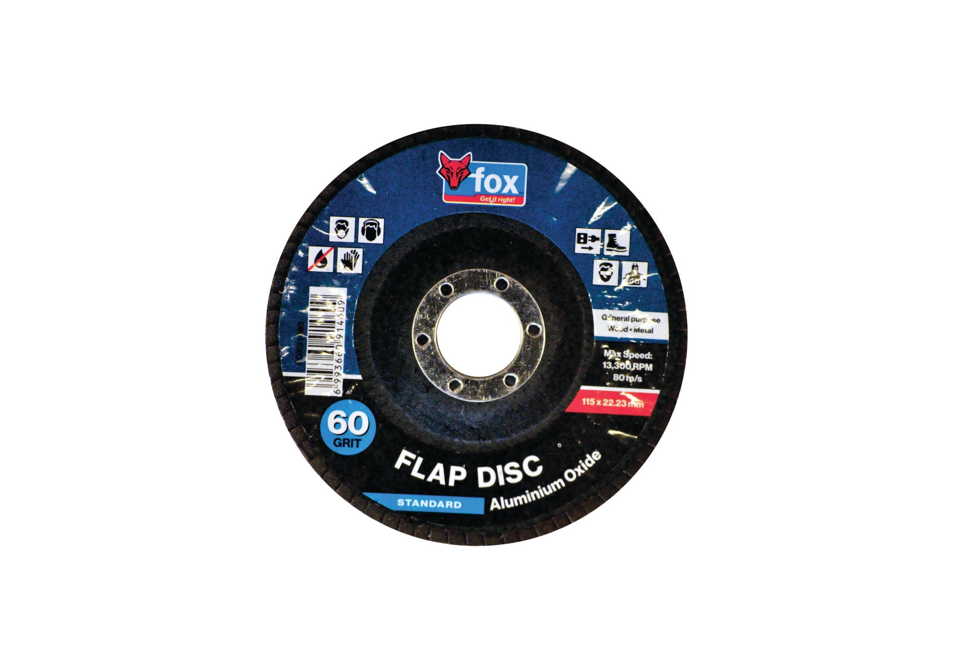 Abr Fox F/Disc 115Mm Alu/Oxide 60G Std