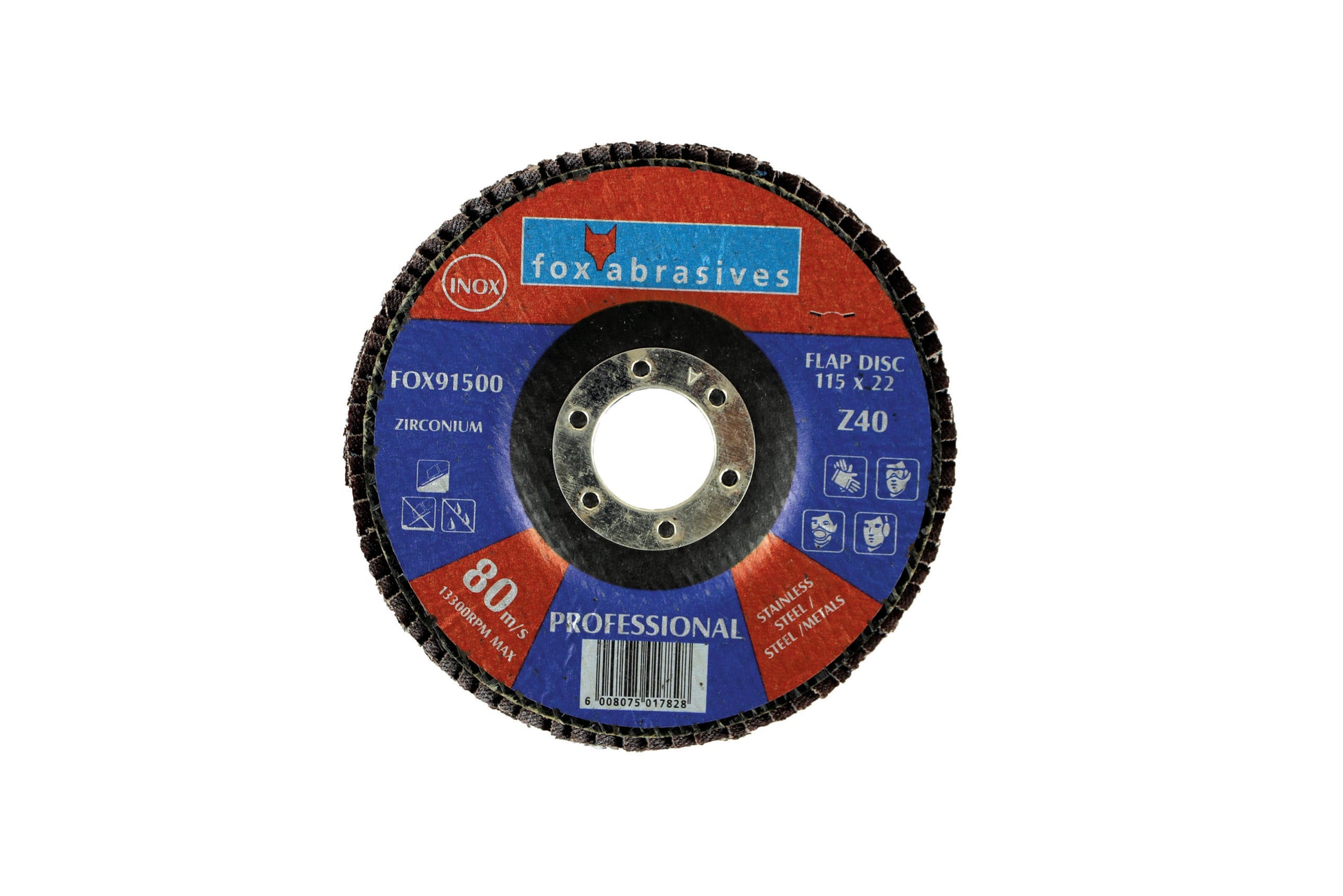 Abrasive Fox Disc Flap Pro 115Mm 40G