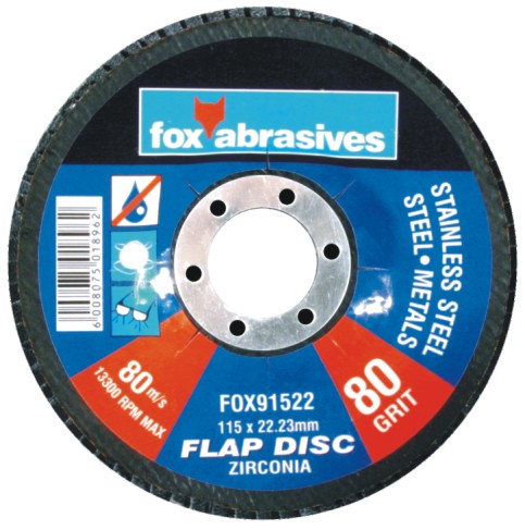 Disc Fox Flap Std 115Mm  80G