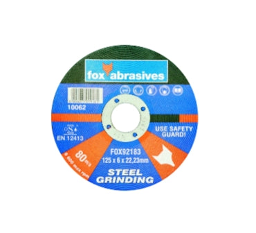 Abrasive Fox Grinding Disc Steel 125X6.0Mm