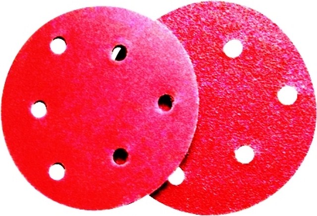 Abrasive Fox Display Packed Disc Velcro 8-H 125 5Pc F