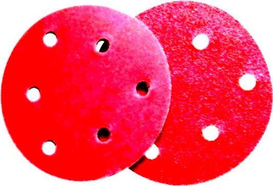 Abrasive Fox Display Packed Disc Velcro 8-H 125 5Pc F