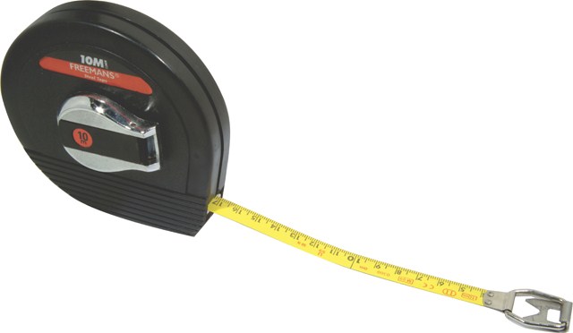 Tape Freeman Measuring F/Glass C/Case 15M Fb15