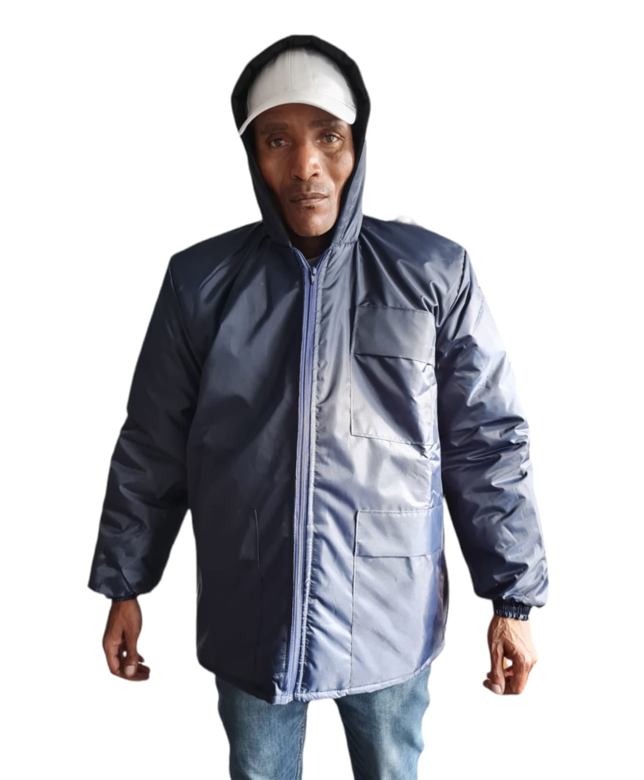 Iceman Freezer Jackets Navy - Large