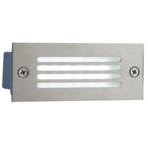Brightstar FT009 Stainless Steel Footlight with Tempered Glass and 12 x 0.1W LED (IP44 Rated)