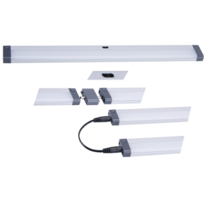 Brightstar FTL012 UC 10.5W 4000K LED Undercounter Strip Light with Sensor Switch (1000mm)