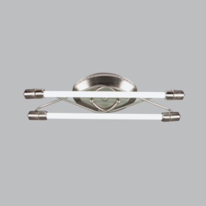 Brightstar FTL046 Satin LED Linear Lighting Fixture for 2 x 9W T8 Tubes