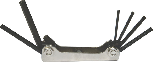 Allenkey Fuhr Set 1/8-5/16 Knife 6Pc