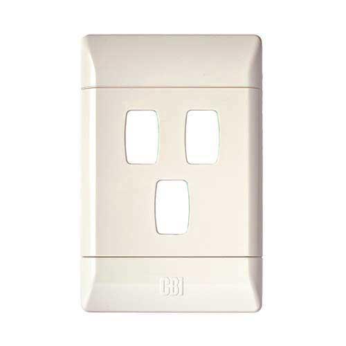 Cbi Pvc Grid Plate 3 Lever