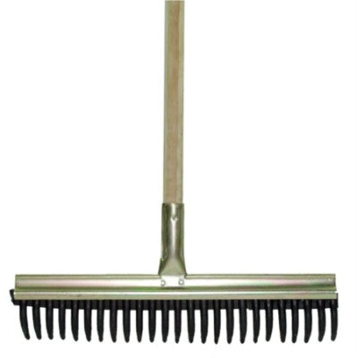 Rake Rubber Economy C/W Wood Hndl (Min Pack 5)