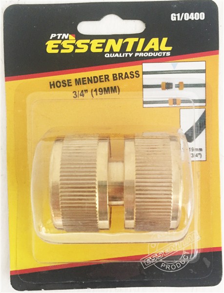 Hose Mender Brass 3/4"