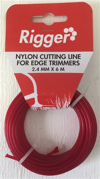 Line Trimmer Nylon Line 2.4Mmx6Mt