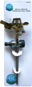 Garden Sprinkler Impulse Metal Head On Spike Join H20008