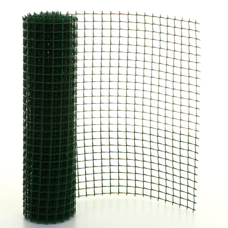 Garden Fence Roll Plastic Green 1mtrX25mtr (30X30mm)