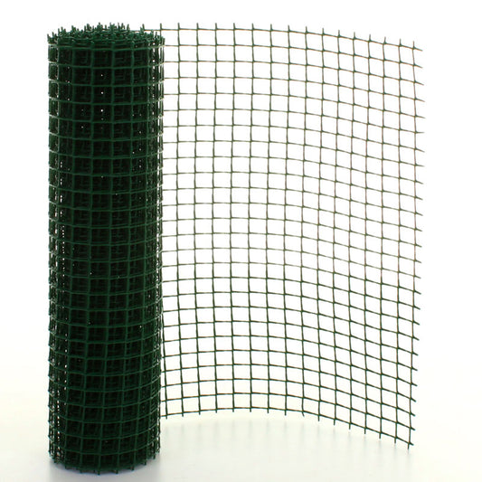 Garden Fence Roll Plastic Green 1mtrX25mtr (30X30mm)