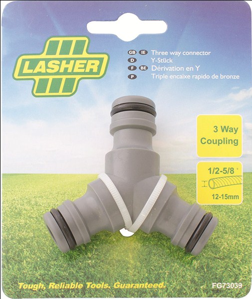 Hose Coupling 3 Way Lasher Fg73039