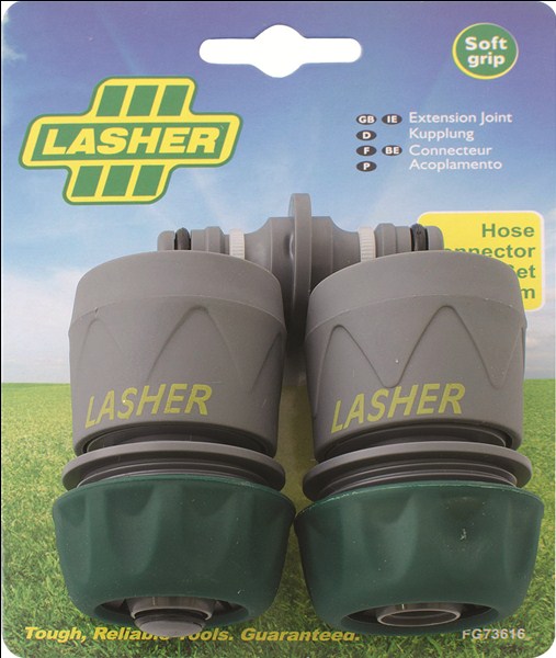 Hose Connector Set 3Pce 19Mm Lasher Fg73616