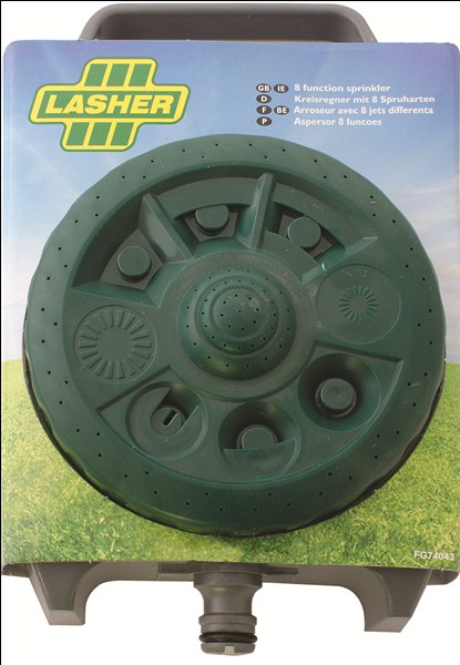 Hose Sprinkler Round 8 Function Lasher Fg74043