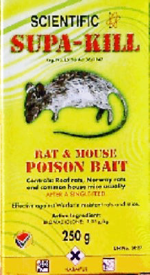 Rat & Mouse Supakill 250Gr