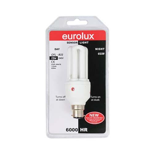 Cfl With Day / Night Sensor B22 15W - Cool White