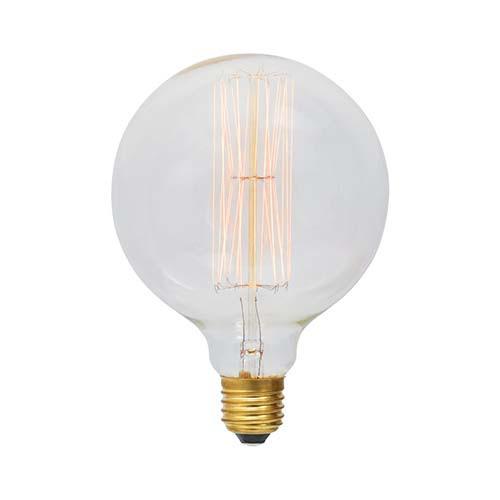 Carbon Filament Maxi Globe Squirrel Cage Bulb E27 60W Warm White
