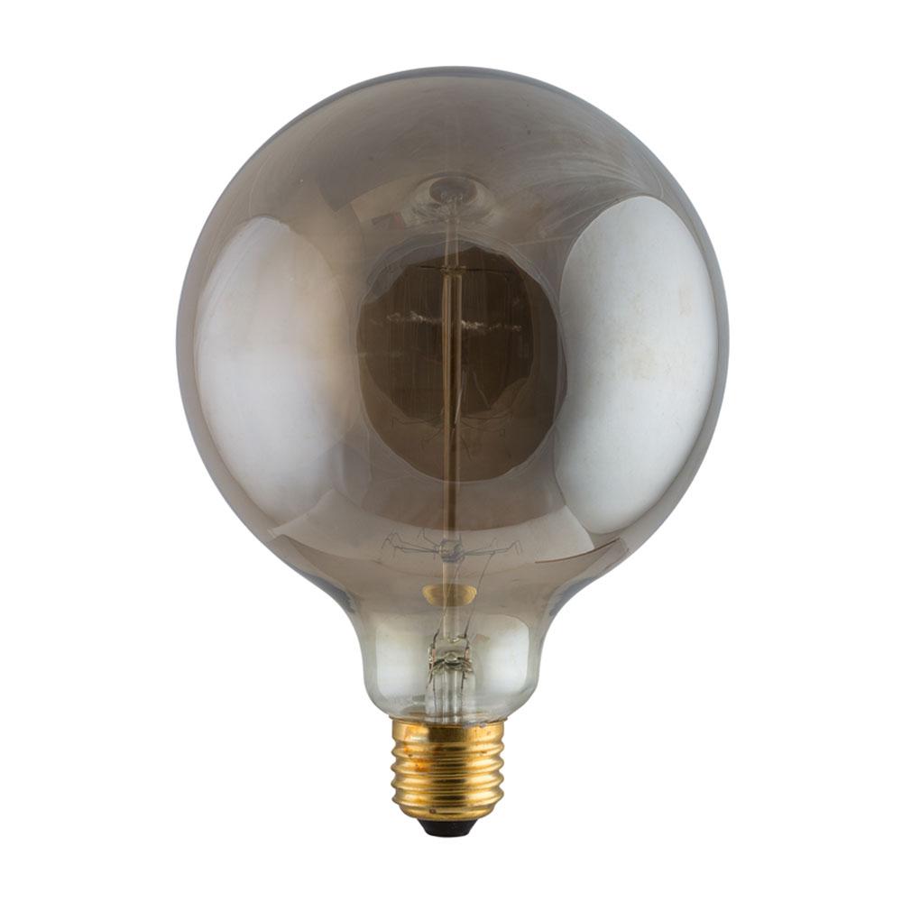Smokey Carbon Filament Maxi Globe E27 60W Warm White