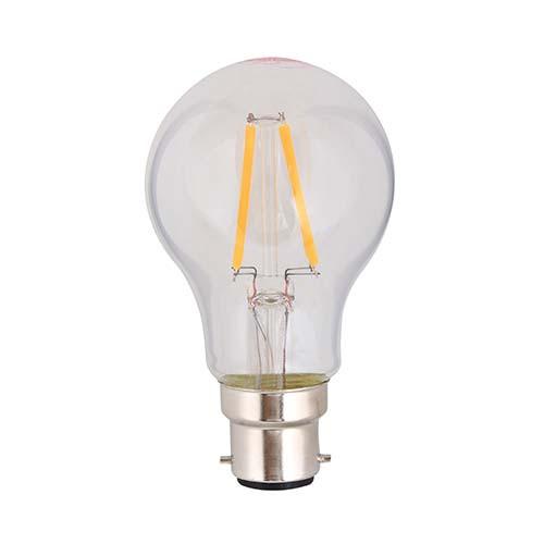 Led Clear Filament Globea60 B22 4W 360Lm Warm White