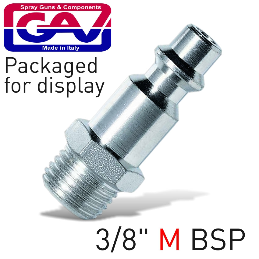 Gav Quick Coupler/Inserts3/8M Usa Packaged