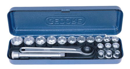 Socket Gedore Set Bhx 3/8 D30Fmz