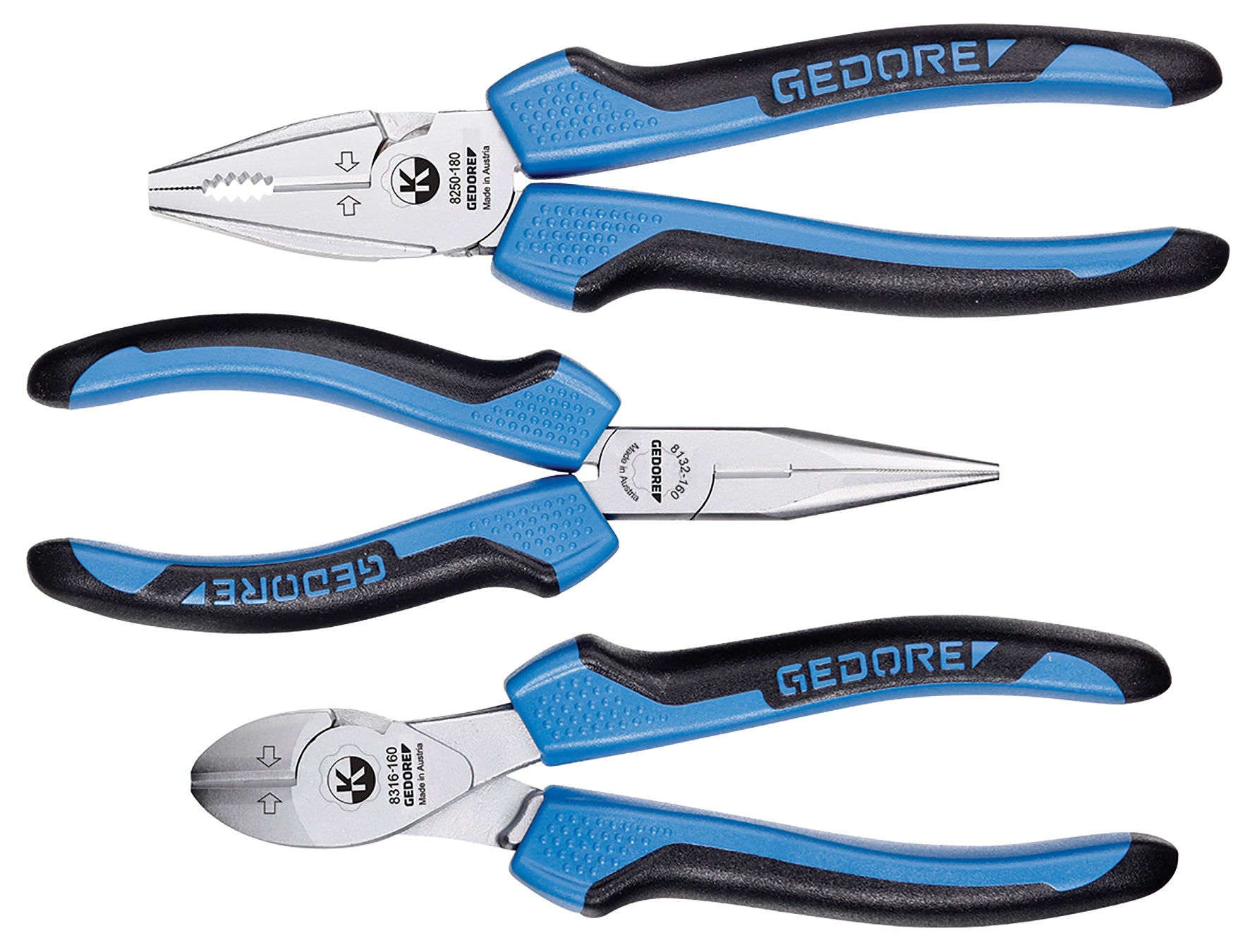 Plier Gedore Set 200Mm 3Pc S8003-Jc