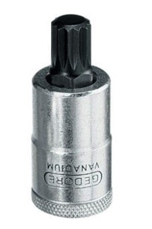 Socket Gedore Allen Key Card 1/2"  Inx19 12Mm