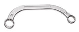 Spanner 1/2Moon Ring Ged Red 11X13Mm