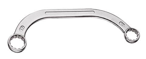 Spanner 1/2Moon Ring Ged Red 11X13Mm