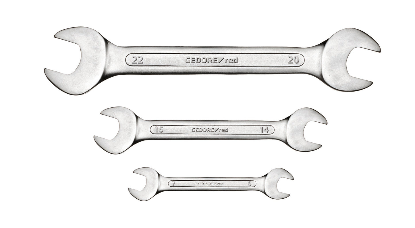 Open Ended Gedore Red Span Set 6-32Mm 12Pce