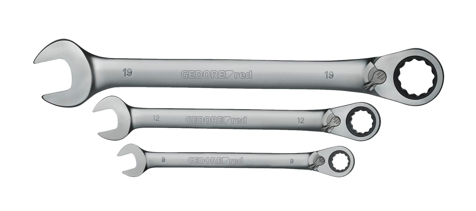 Comb Gedore Red Rat Span Rev Set 8-19Mm5Pce