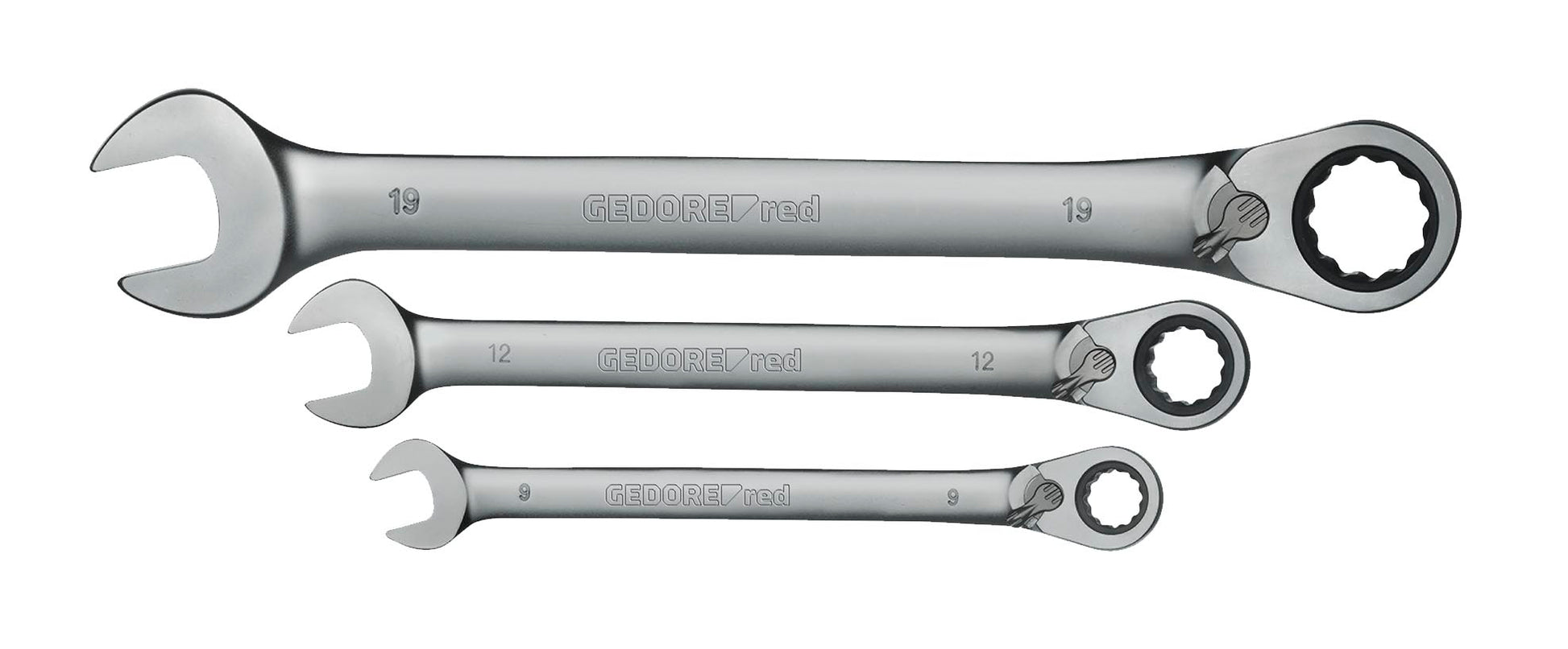 Comb Gedore Red Rat Span Rev Set8-19Mm12Pce