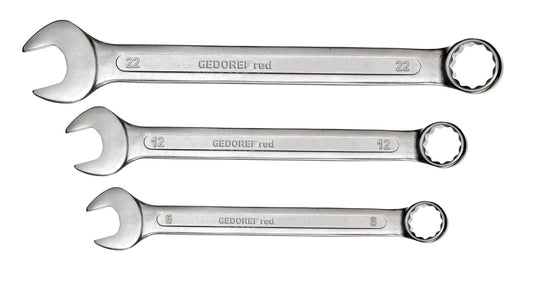 Combin Gedore Red Spanner Set 9-19Mm 8 Pce