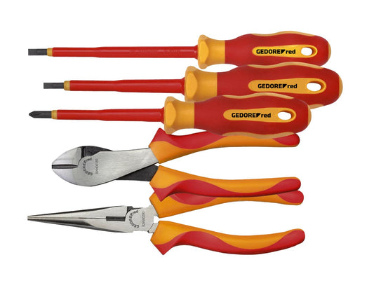 Toolset Gedore Red Vde 2X Plier Ph+Sl 5Pce
