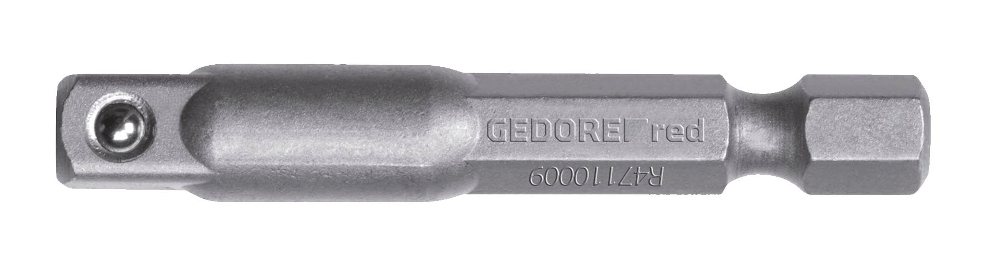 Socket Gedore Red Hlder1/4"Sq.1/4"Hexl.50Mm
