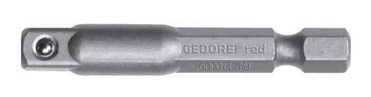 Socket Gedore Red Hlder1/4"Sq.1/4"Hexl.50Mm