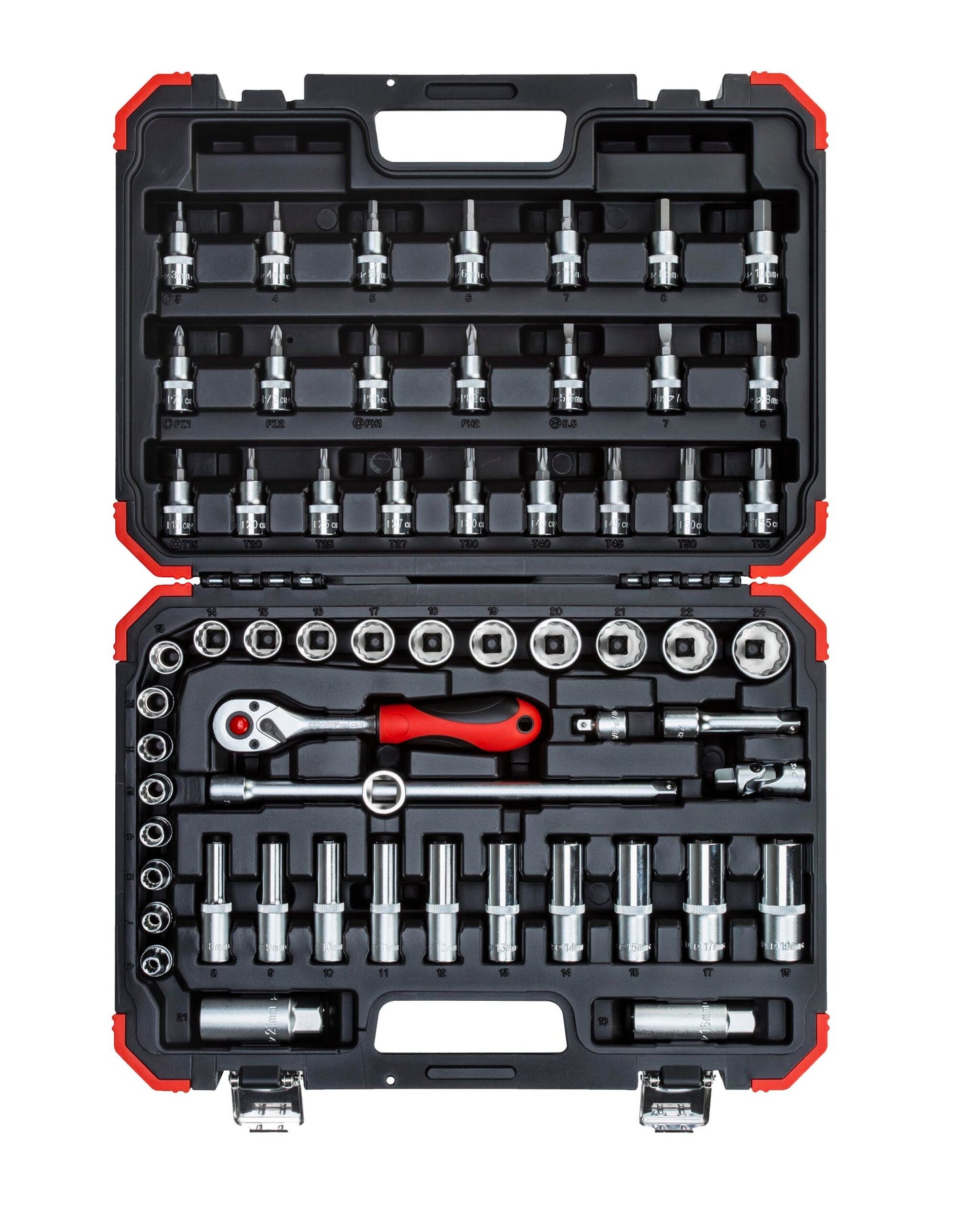 Socket Gedore Red Set 3/8" 6-24Mm+Bits59Pce