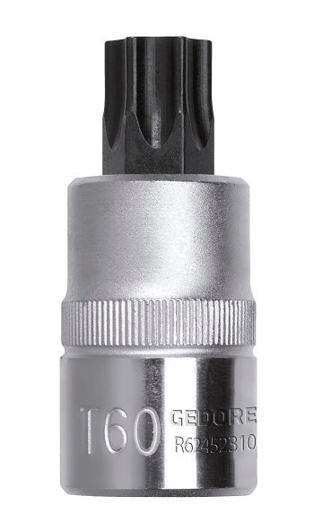 Socket Ged Red Driverbit1/2``Txt27L.55Mm