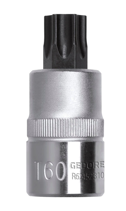 Socket Ged Red Driverbit1/2``Txt30L.55Mm