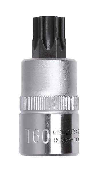 Socket Ged Red Driverbit1/2``Txt40L.55Mm