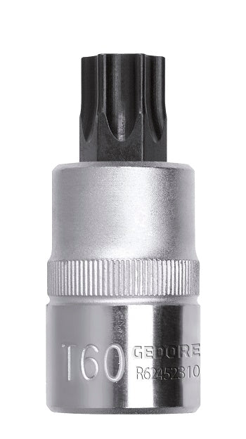 Socket Ged Red Driverbit1/2``Txt55L.55Mm