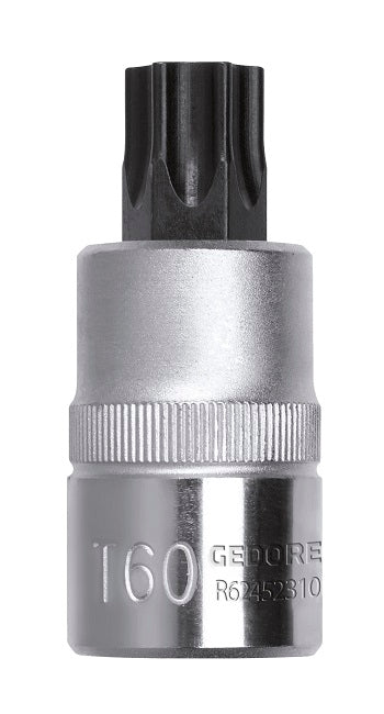 Socket Ged Red Driverbit1/2``Txt60L.55Mm