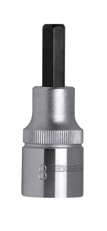 Socket Ged Red S/Driver Bit1/2``7Mml.55Mm