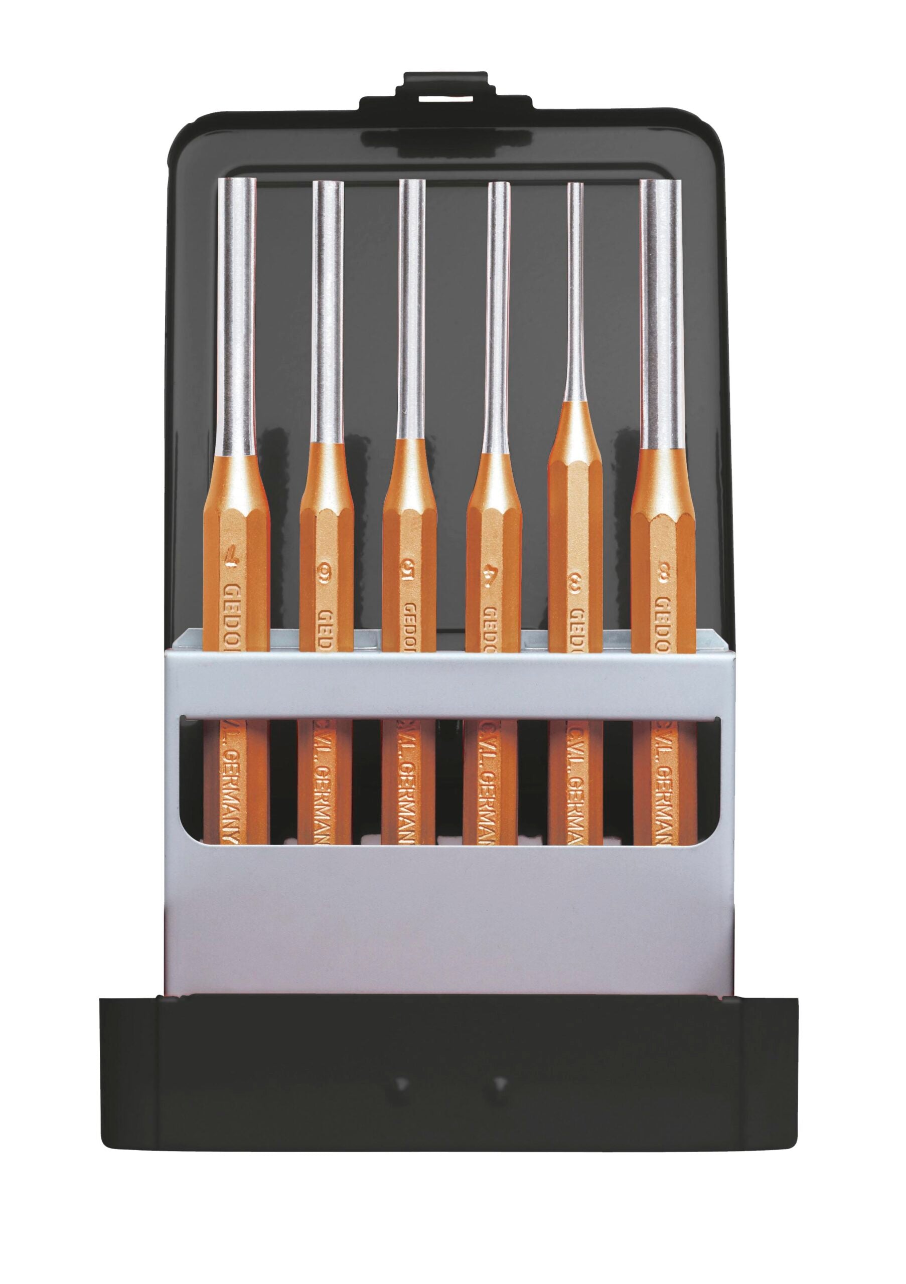 Pin Punch Gedore Red Set 3-8Mm + Case 6Pce0