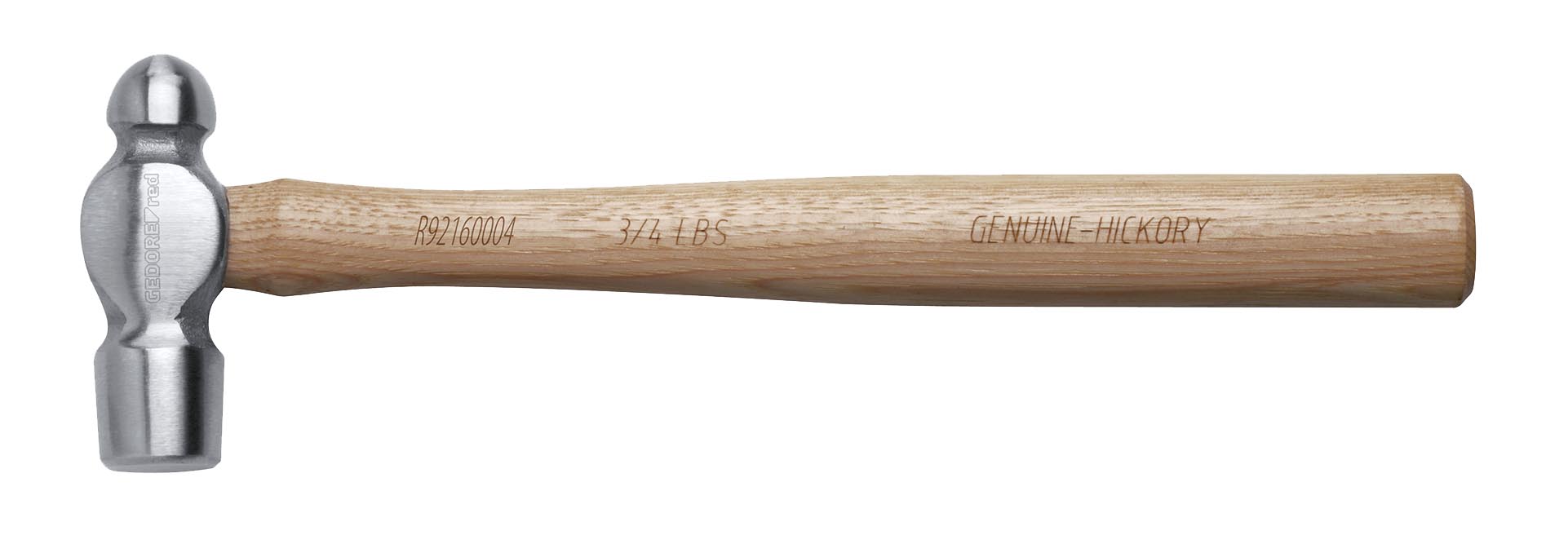Eng Ged Red Ballpein Hammer 2Lbs Hickory